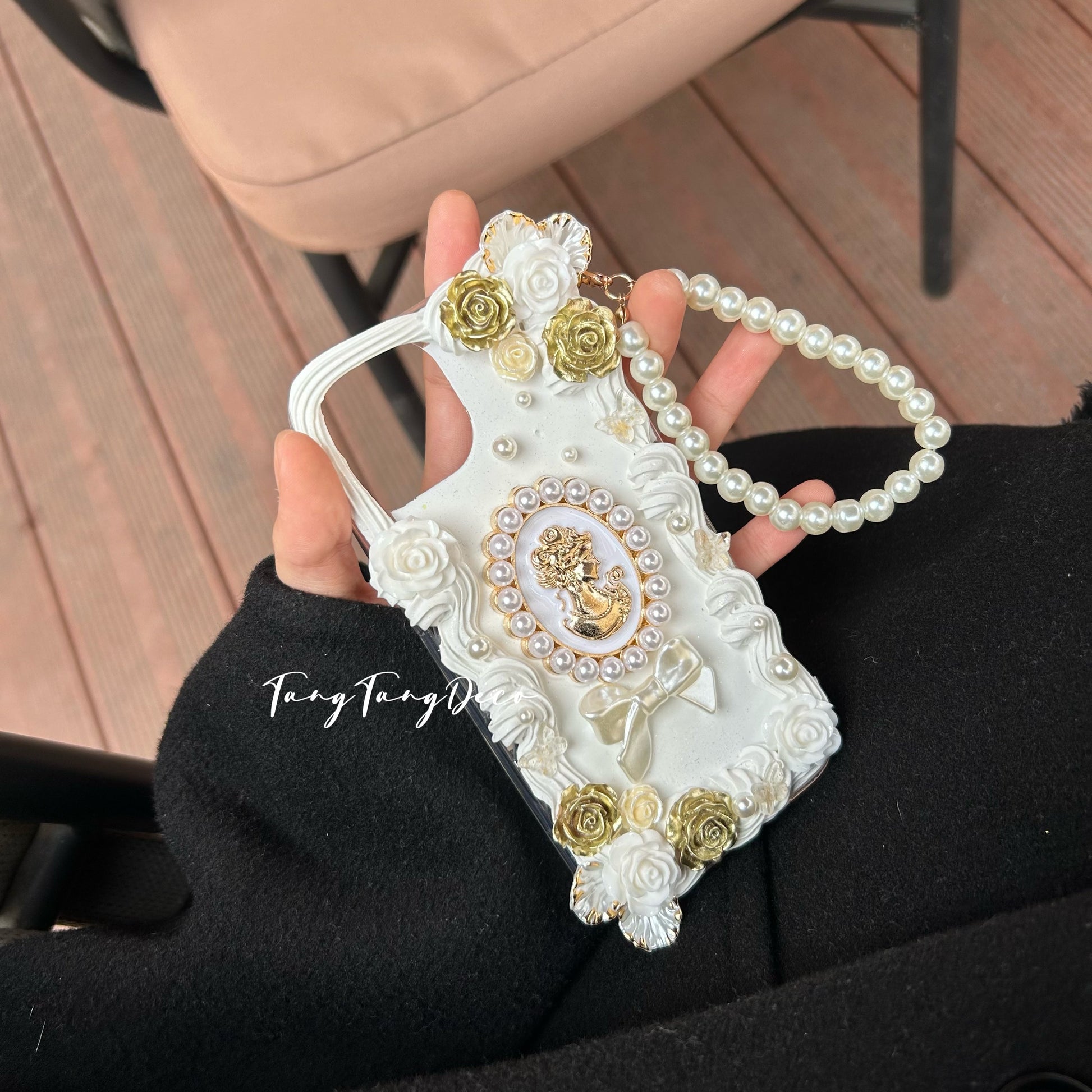 Baroque Decoden Cream Phone Case Iphone Samsung Google Case