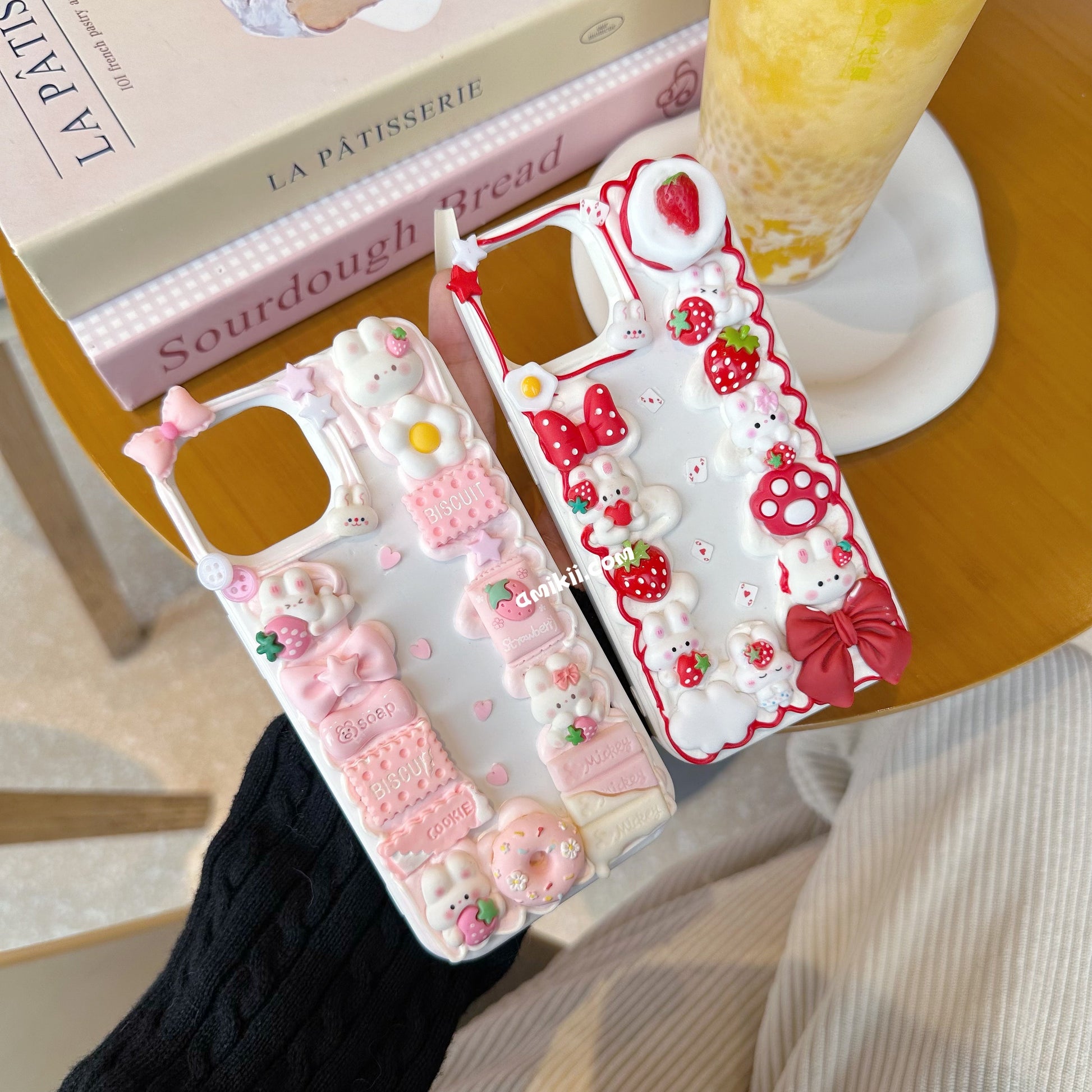 Rabbit Decoden Cream Phone Case Iphone Samsung Google Case